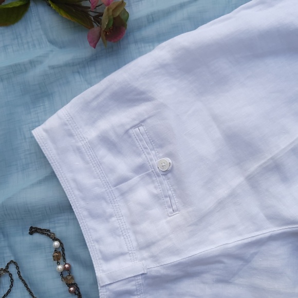 TOMMY BAHAMA Linen Aubrey Fit Crop Pants - Picture 7 of 12